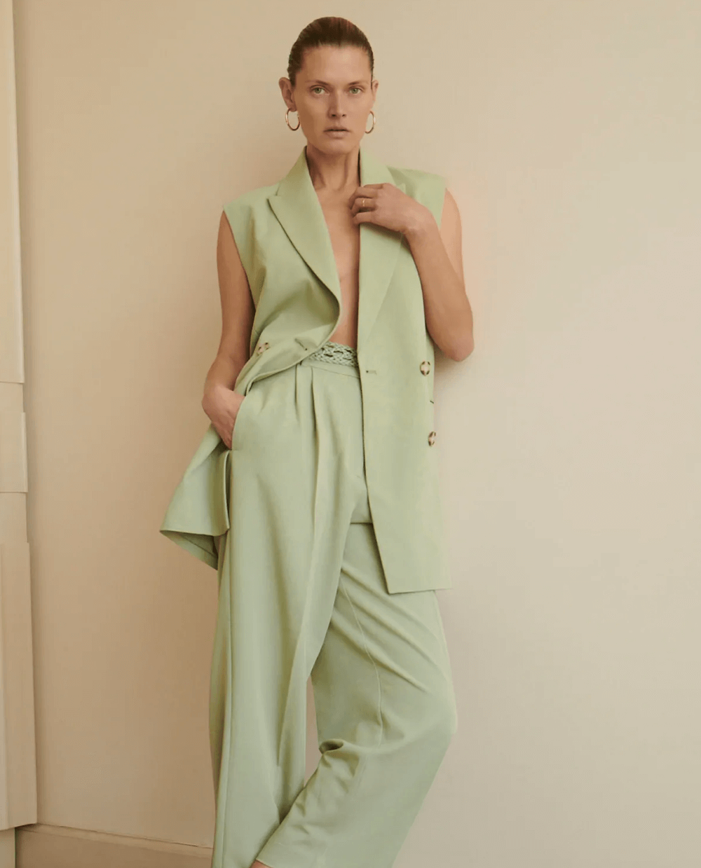 Combination knit top - Image 6